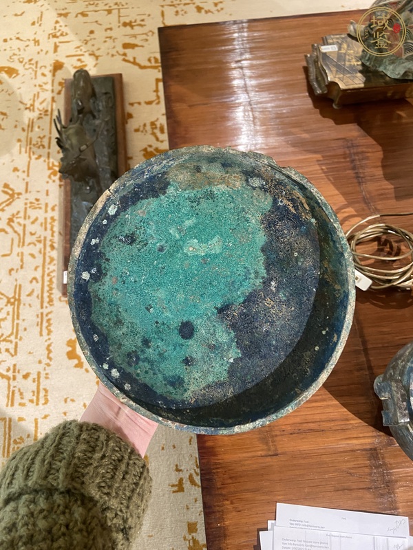 古玩銅器鐓鼎真品鑒賞圖