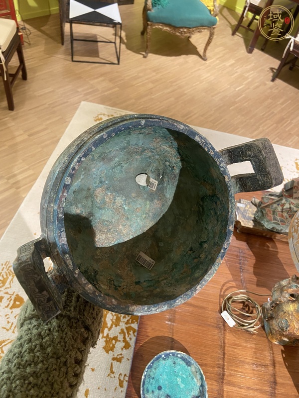 古玩銅器鐓鼎真品鑒賞圖