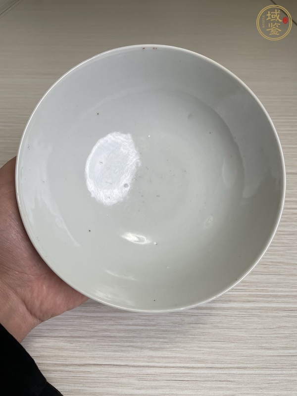 古玩陶瓷民國 名家粉彩詩文梅花大碗真品鑒賞圖