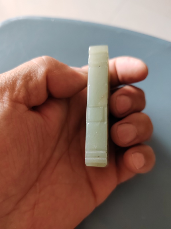 古玩玉器新疆和田玉子剛玉牌子拍賣，當前價格3888元