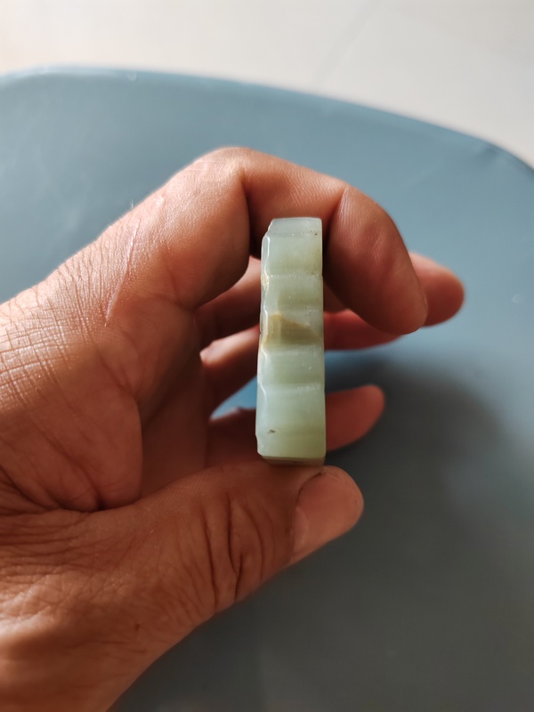 古玩玉器新疆和田玉子剛玉牌子拍賣，當前價格3888元