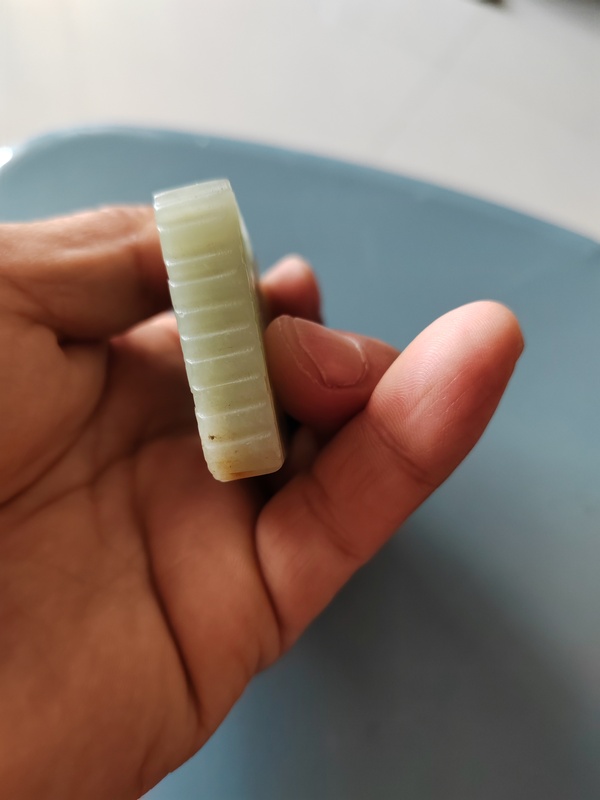 古玩玉器新疆和田玉子剛玉牌子拍賣，當前價格3888元