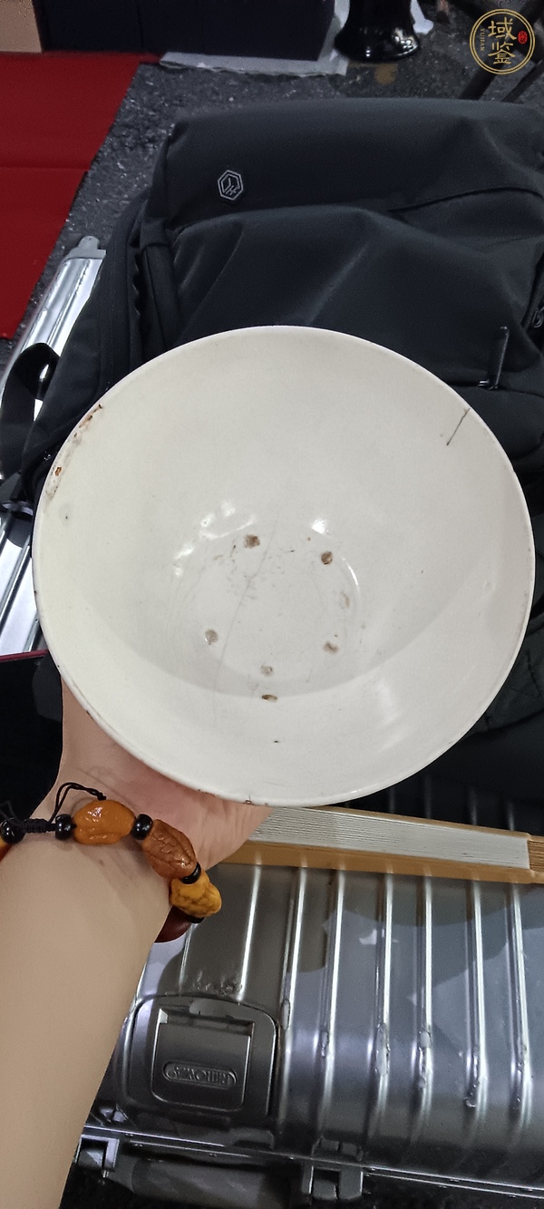 古玩磁州窯白釉碗真品鑒賞圖