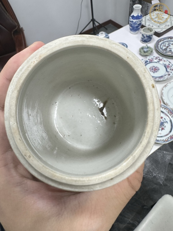 古玩陶瓷晚清粉彩參湯罐真品鑒賞圖