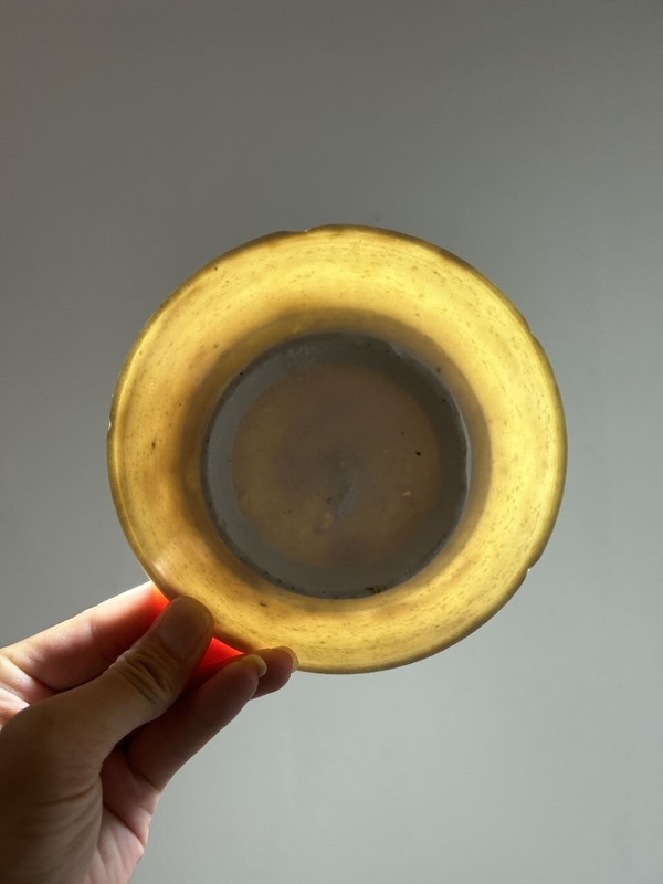 古玩陶瓷館藏級五代十國定窯白瓷葵口洗拍賣，當前價格5980元