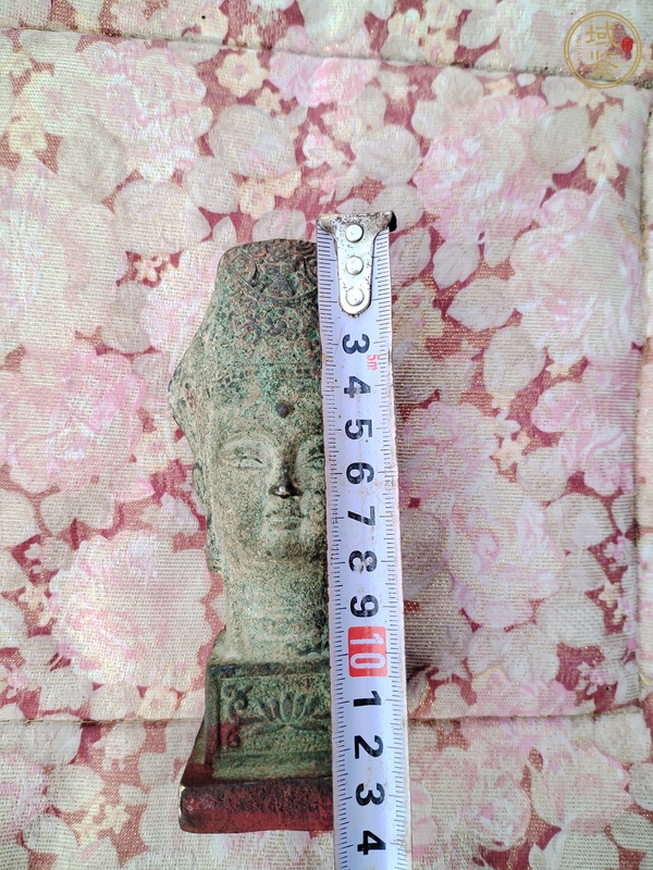 古玩銅器佛首印真品鑒賞圖