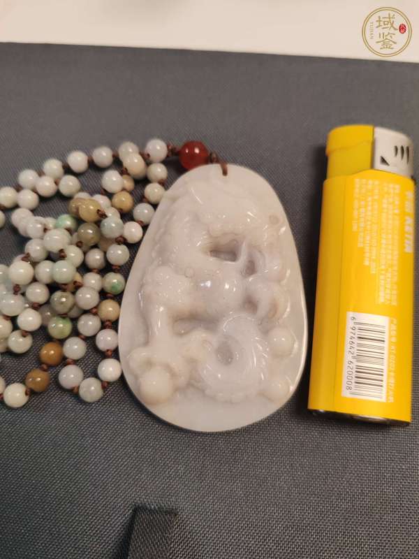古玩玉器翡翠A貨龍牌真品鑒賞圖