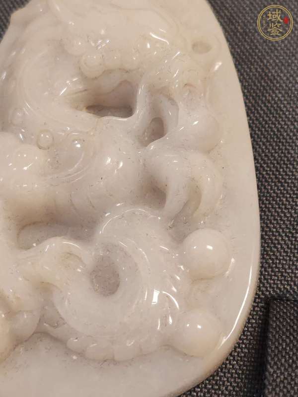 古玩翡翠A貨龍牌真品鑒賞圖