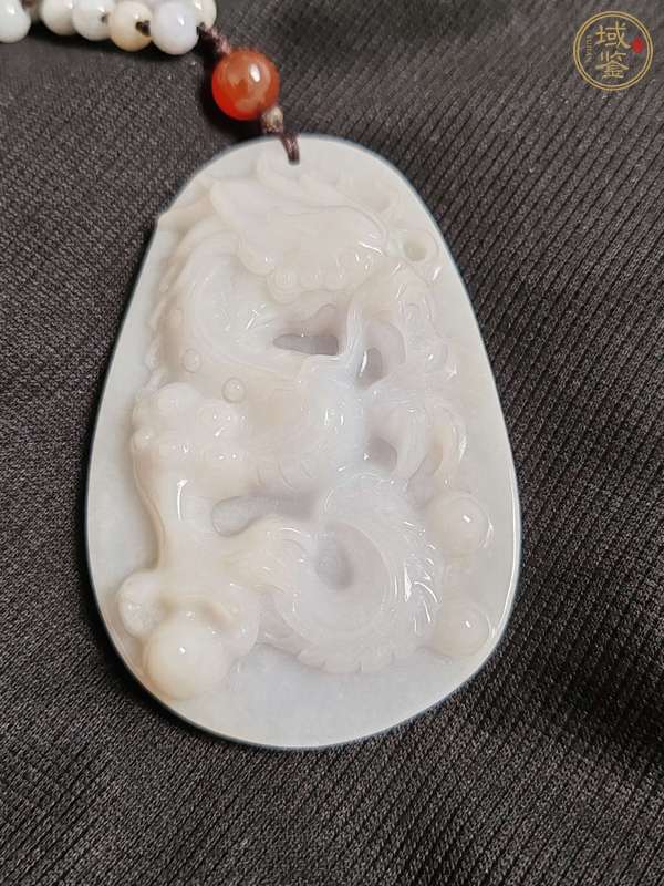 古玩玉器翡翠A貨龍牌真品鑒賞圖