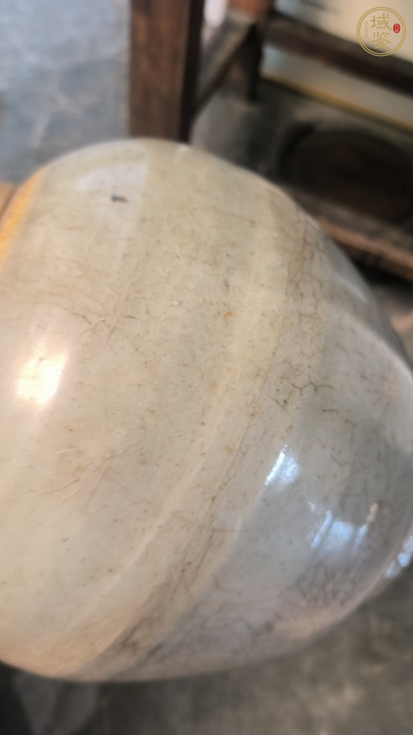 古玩陶瓷哥釉蓋罐真品鑒賞圖