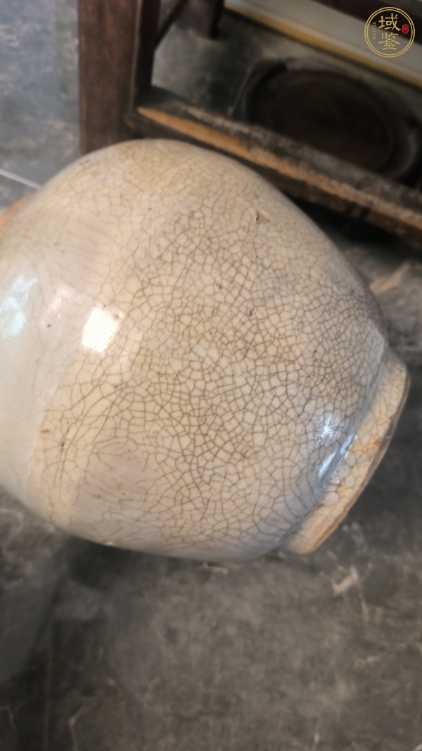 古玩陶瓷哥釉蓋罐真品鑒賞圖