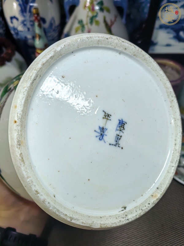 古玩陶瓷粉彩人物故事紋將軍罐真品鑒賞圖