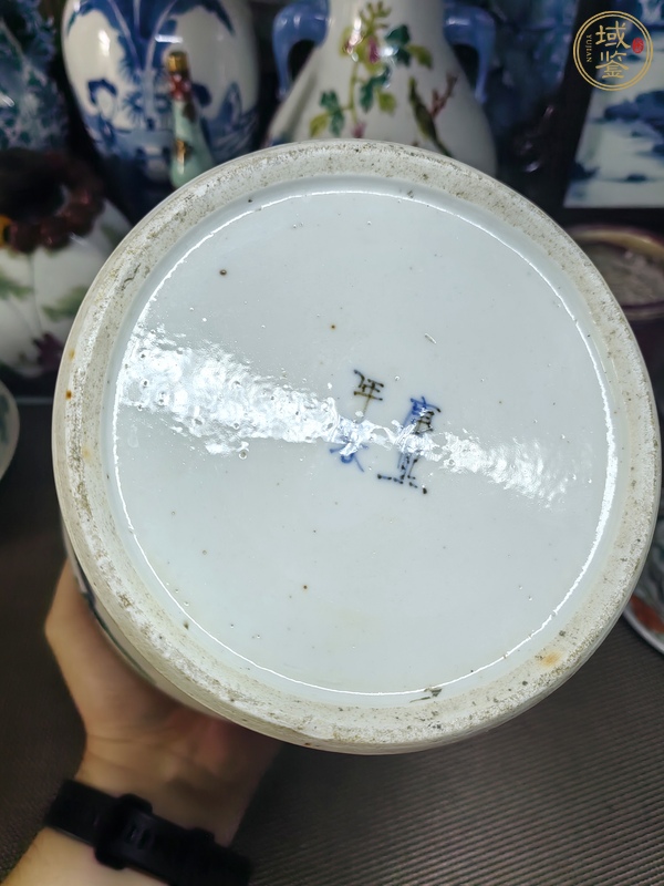 古玩陶瓷粉彩人物故事紋將軍罐真品鑒賞圖