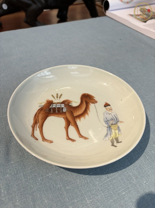 古玩陶瓷人物盤真品鑒賞圖