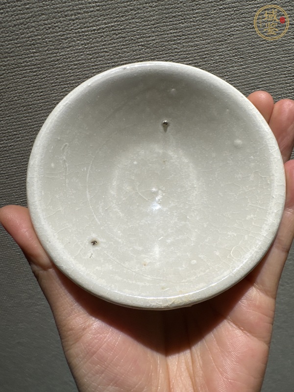 古玩陶瓷青白釉唇口碗真品鑒賞圖
