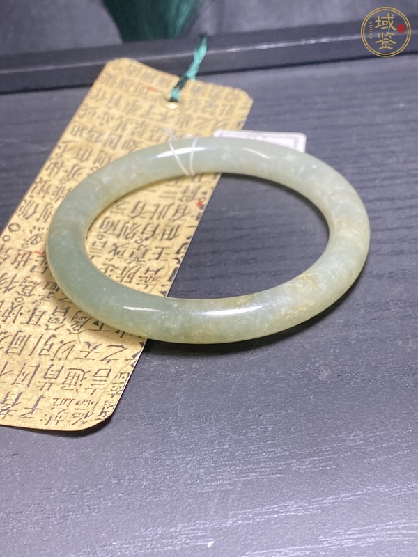 古玩天然翡翠手鐲真品鑒賞圖
