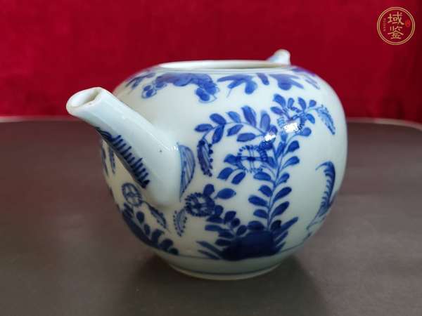 古玩陶瓷清早期 官上加官茶壺真品鑒賞圖