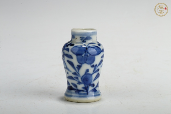 古玩清晚·青花花鳥紋小瓶真品鑒賞圖
