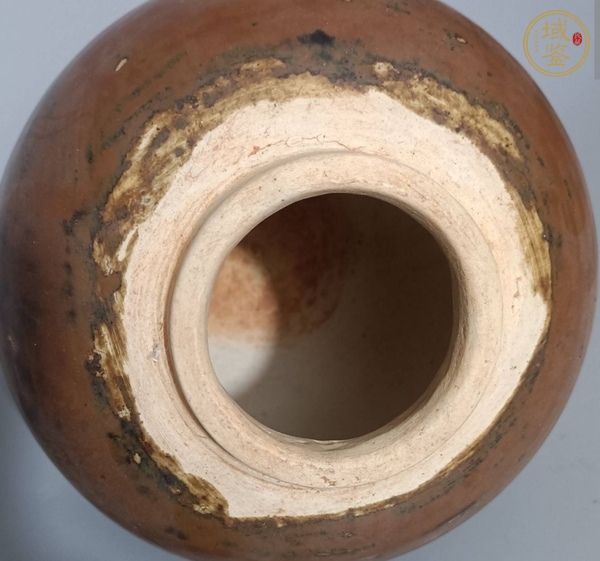 古玩陶瓷紫金釉蓋罐真品鑒賞圖