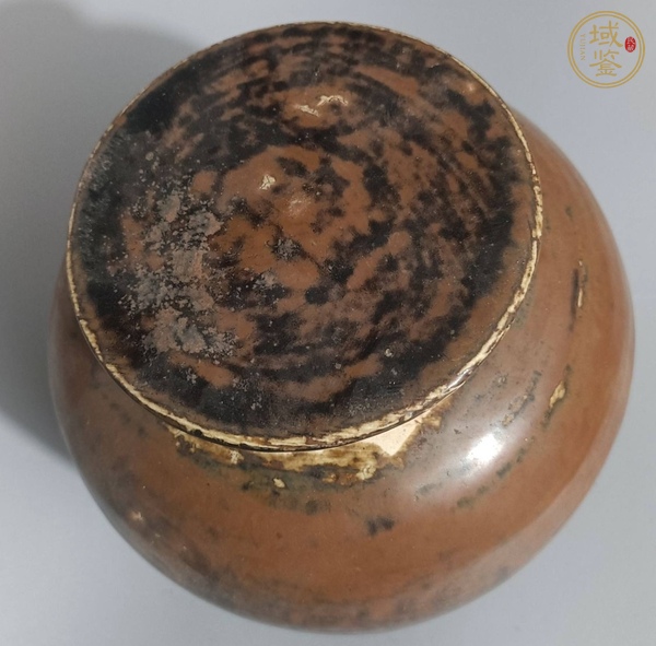 古玩陶瓷紫金釉蓋罐真品鑒賞圖