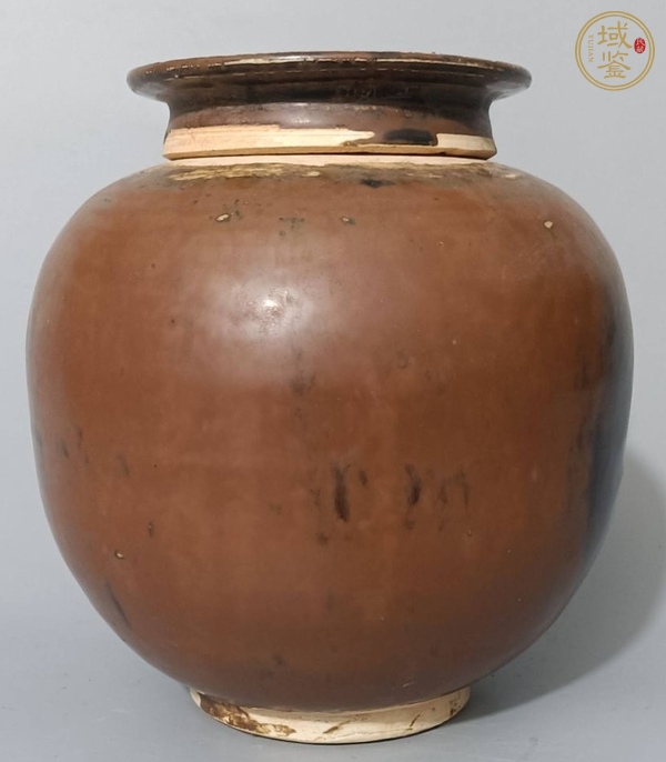 古玩紫金釉蓋罐真品鑒賞圖