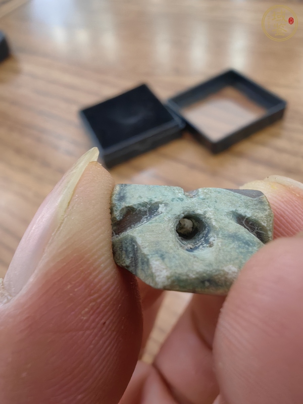 古玩玉器瑪瑙仿古“蟬形墜”真品鑒賞圖