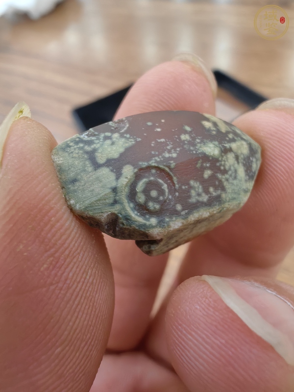 古玩玉器瑪瑙仿古“蟬形墜”真品鑒賞圖