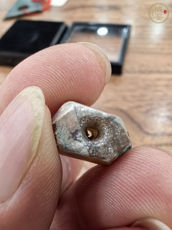 古玩玉器高古瑪瑙珠真品鑒賞圖