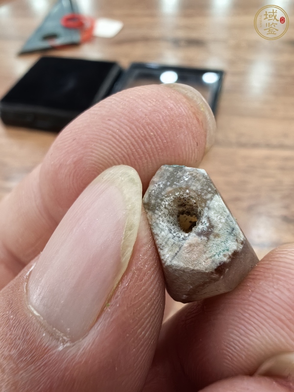 古玩玉器高古瑪瑙珠真品鑒賞圖