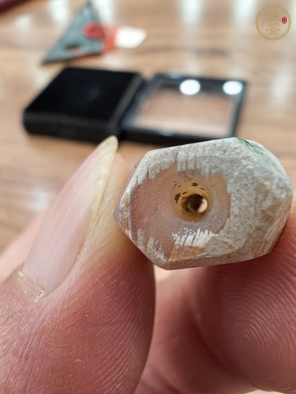 古玩玉器高古瑪瑙珠真品鑒賞圖