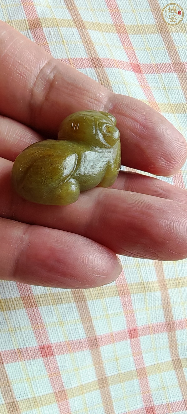 古玩玉器玉虎真品鑒賞圖
