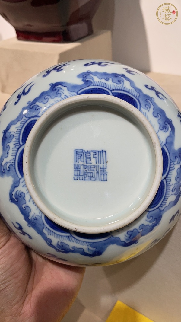 古玩陶瓷龍紋青花碗真品鑒賞圖