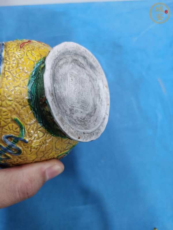 古玩陶瓷龍鳳紋瓶真品鑒賞圖