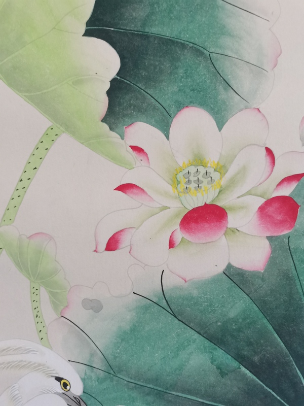 古玩字畫花鳥四屏拍賣，當前價格6000元