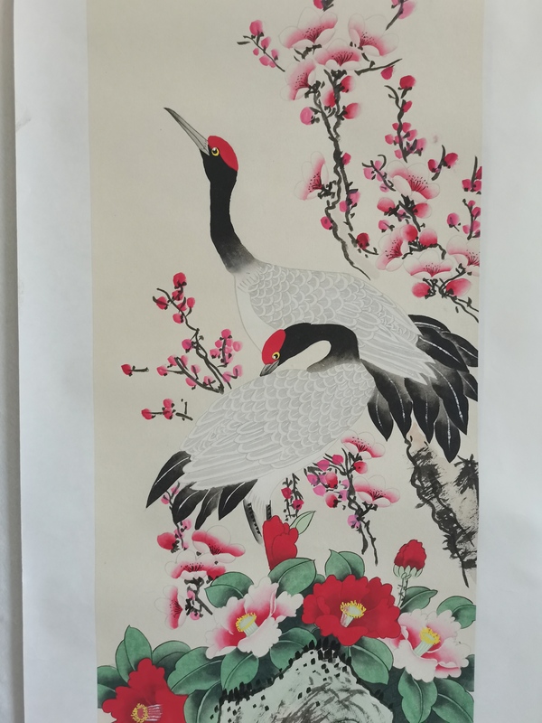 古玩字畫花鳥四屏拍賣，當前價格6000元