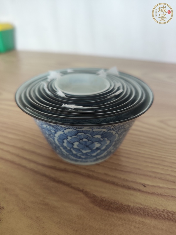 古玩陶瓷晚清馬蹄杯真品鑒賞圖