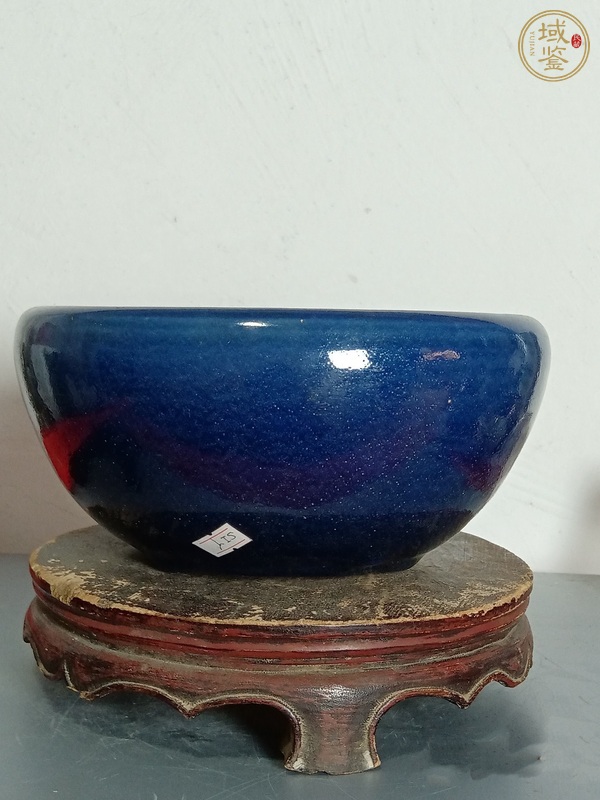 古玩霽藍釉香爐真品鑒賞圖