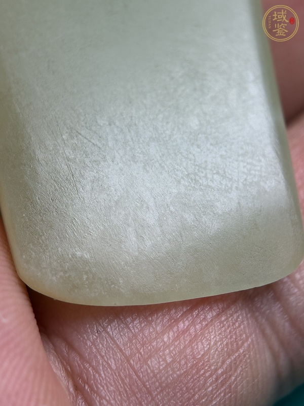 古玩玉器商代黃玉柄型器真品鑒賞圖