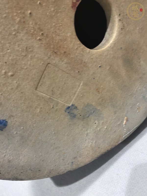 古玩陶瓷粉彩觀音送子造像真品鑒賞圖