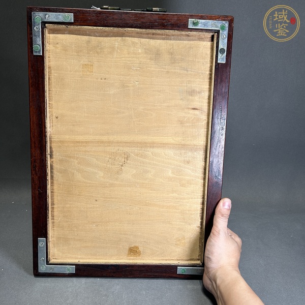古玩陶瓷粉彩拜壽圖瓷板真品鑒賞圖