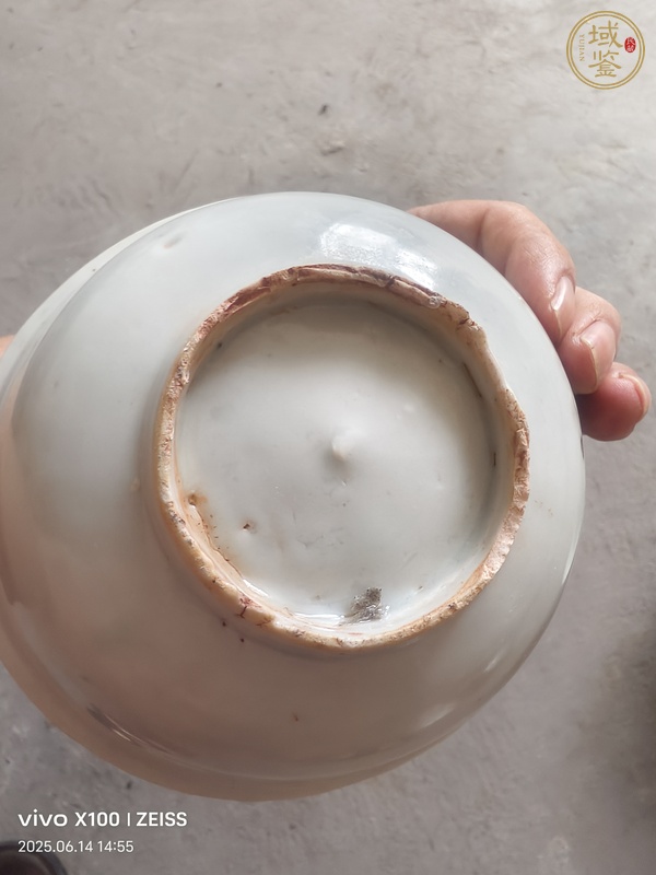 古玩陶瓷甜白釉大碗真品鑒賞圖