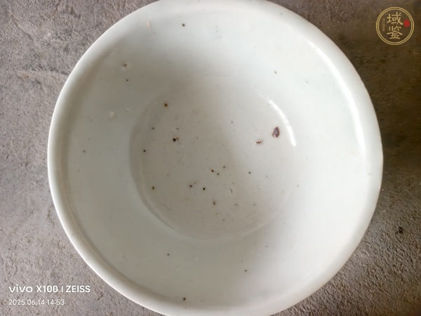 古玩陶瓷甜白釉大碗真品鑒賞圖