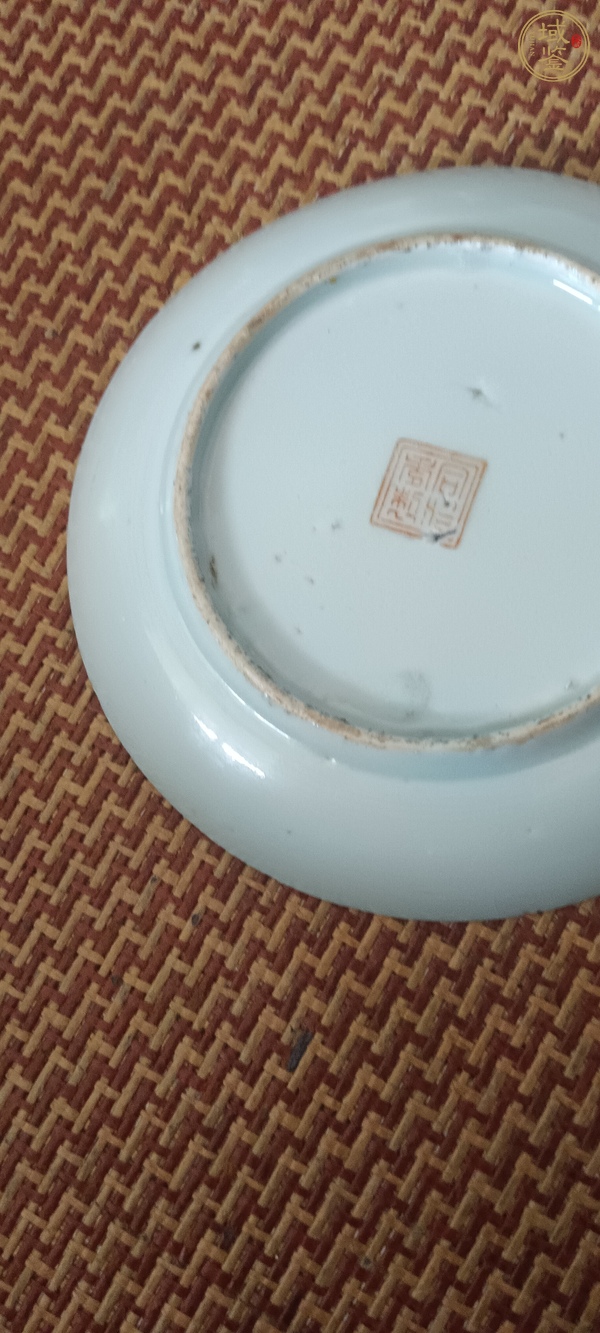 古玩陶瓷人物盤真品鑒賞圖