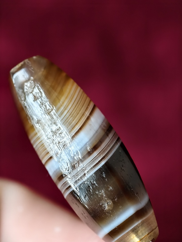 古玩玉器瑪瑙棱珠拍賣，當前價格850元