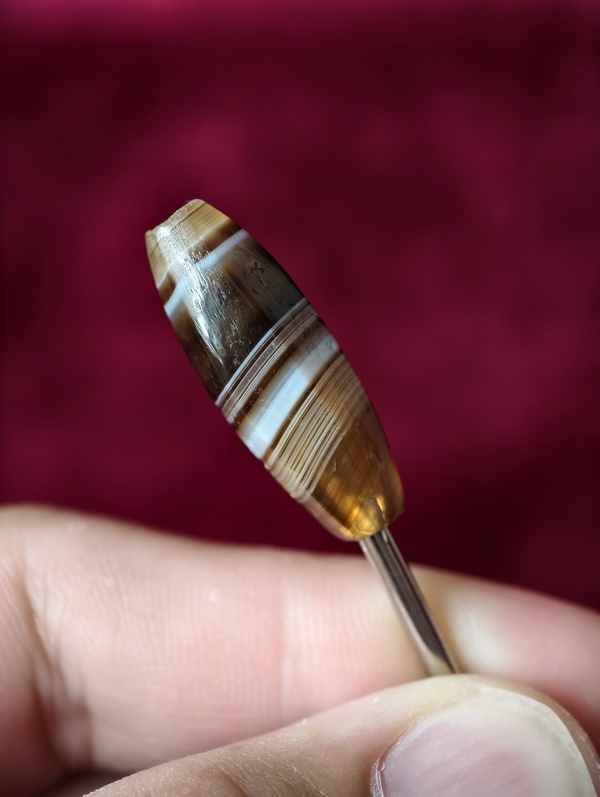 古玩玉器瑪瑙棱珠拍賣，當前價格850元