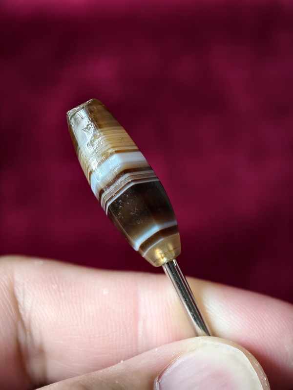 古玩玉器瑪瑙棱珠拍賣，當前價格850元