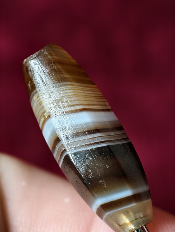 古玩玉器瑪瑙棱珠拍賣，當前價格850元