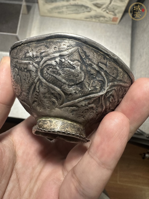 古玩銅器杯子真品鑒賞圖