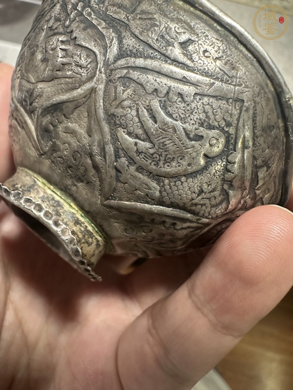 古玩銅器杯子真品鑒賞圖