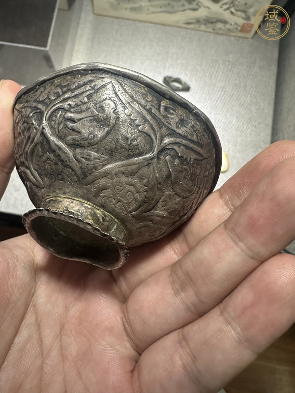 古玩銅器杯子真品鑒賞圖